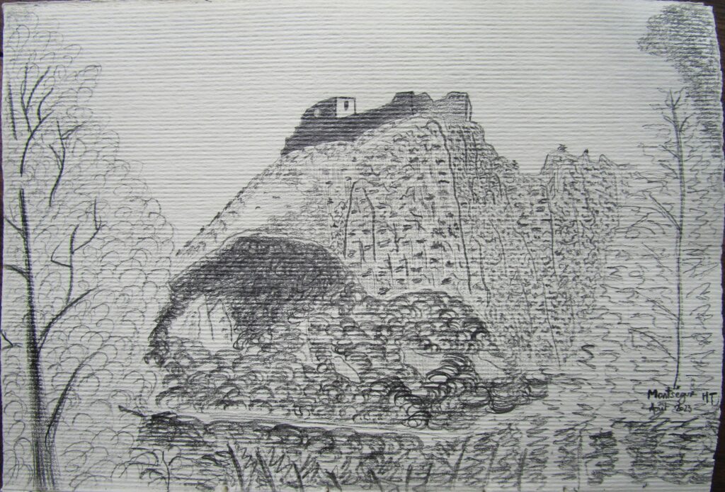  Château de Montségur - Hermine Théard, musicienne